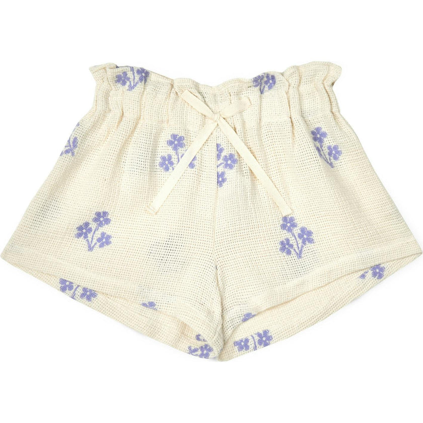 Mipounet SS26 Sandrine, Short Ecru Blue