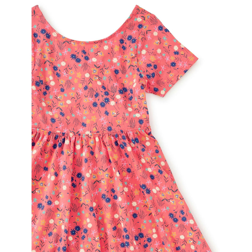 Twist Back Ballet Dress, Malindi Wildflowers