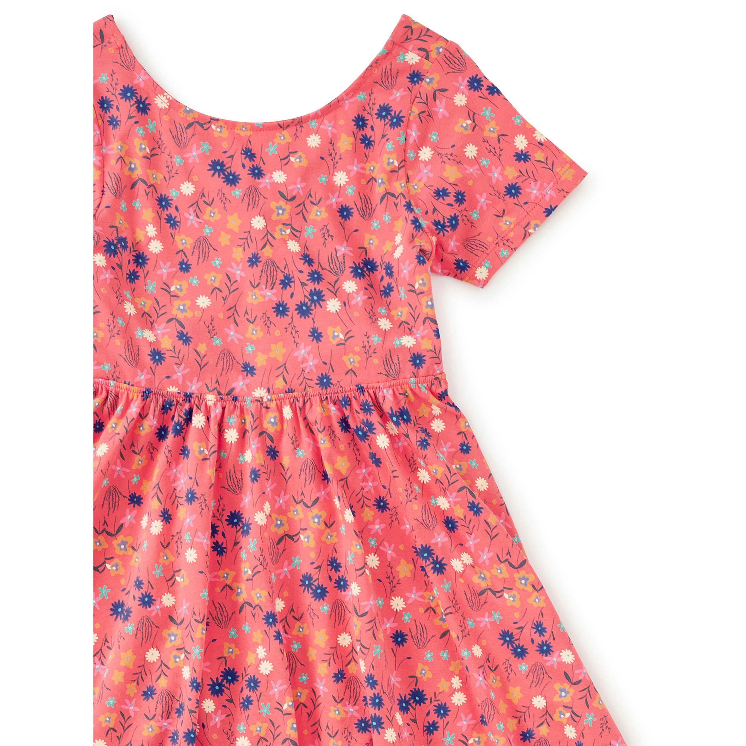 Twist Back Ballet Dress, Malindi Wildflowers