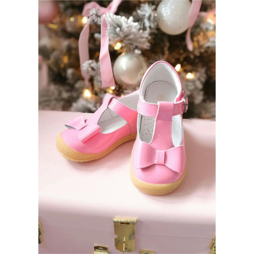 Emma Patent Bow T-Strap Mary Jane