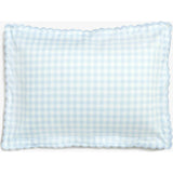 Picnic Gingham Toddler Pillow - Blue