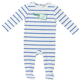 Striped Tag Applique Onesie
