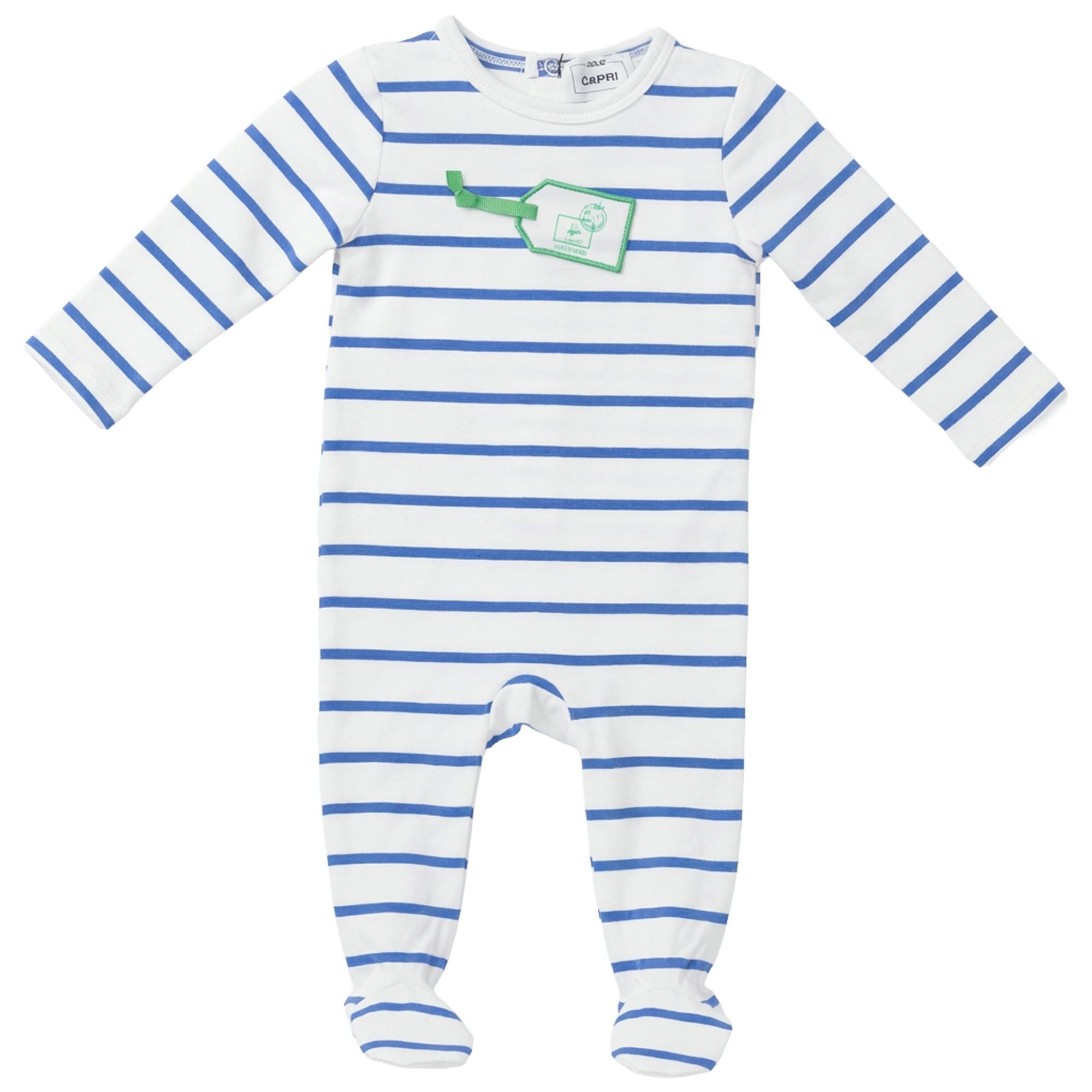 Striped Tag Applique Onesie