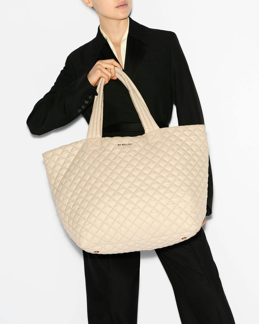 Sand Large Metro Tote Deluxe