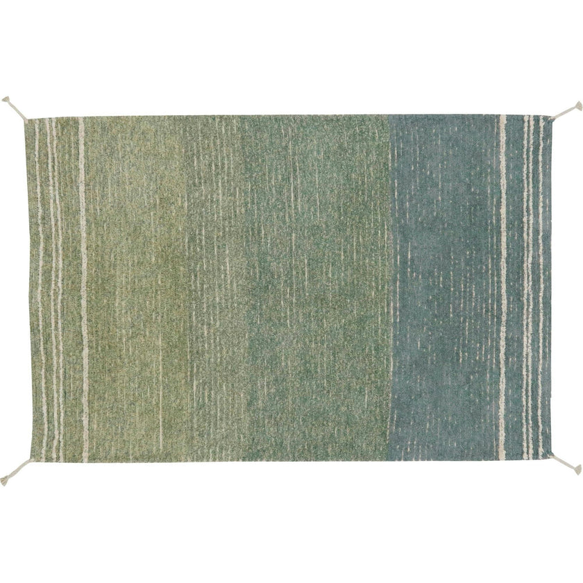 Twin Reversible Rug. Blue