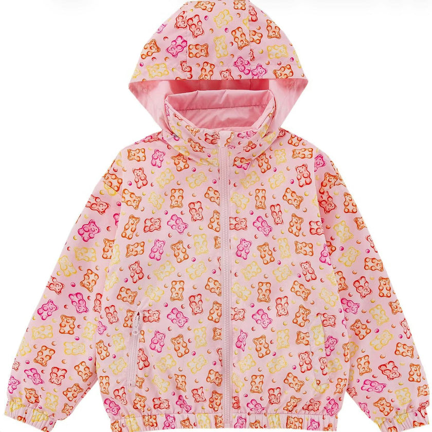 Max Reversible Rain Jacket Windbreaker, Gummy Bear