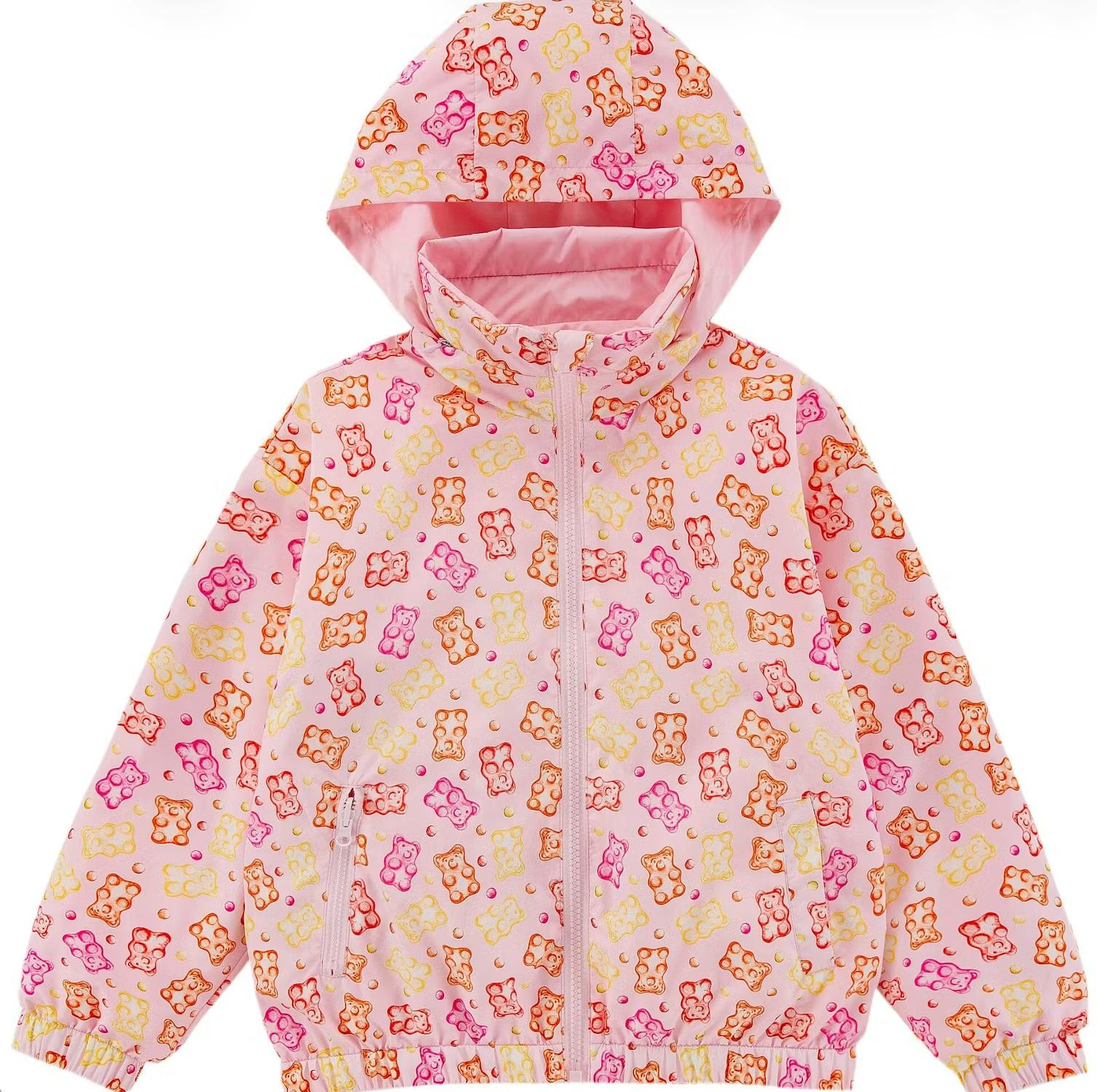 Max Reversible Rain Jacket Windbreaker, Gummy Bear