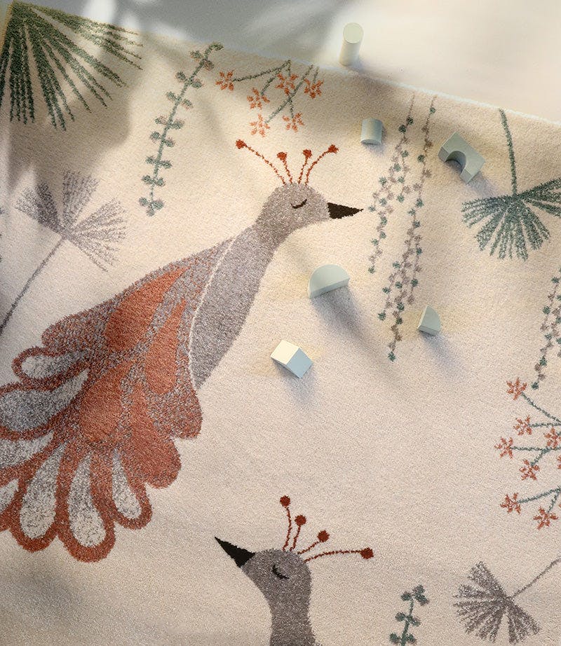 Senka Graphic Print Rectangular Rug