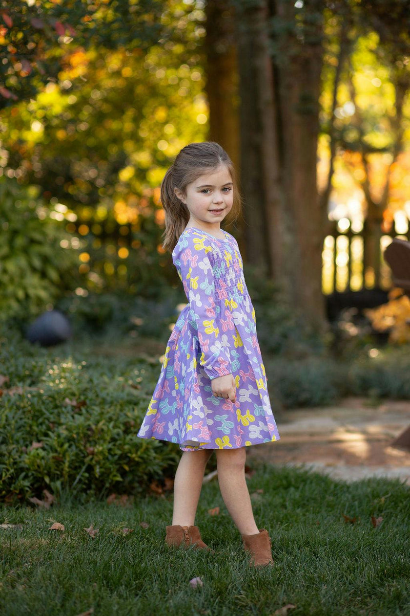 Ruched Dress in Balloon Animals
