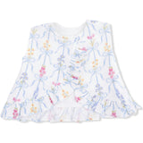Ribbon Bouquets - Ruffle Back Top and Bloomer
