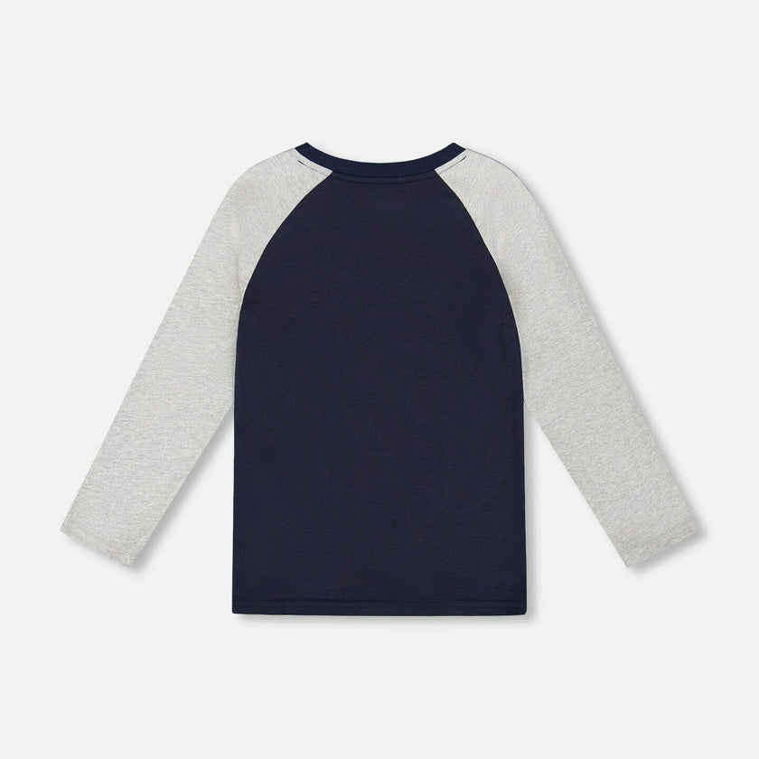 Long Raglan Sleeve Jersey Tee