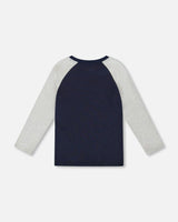 Long Raglan Sleeve Jersey Tee