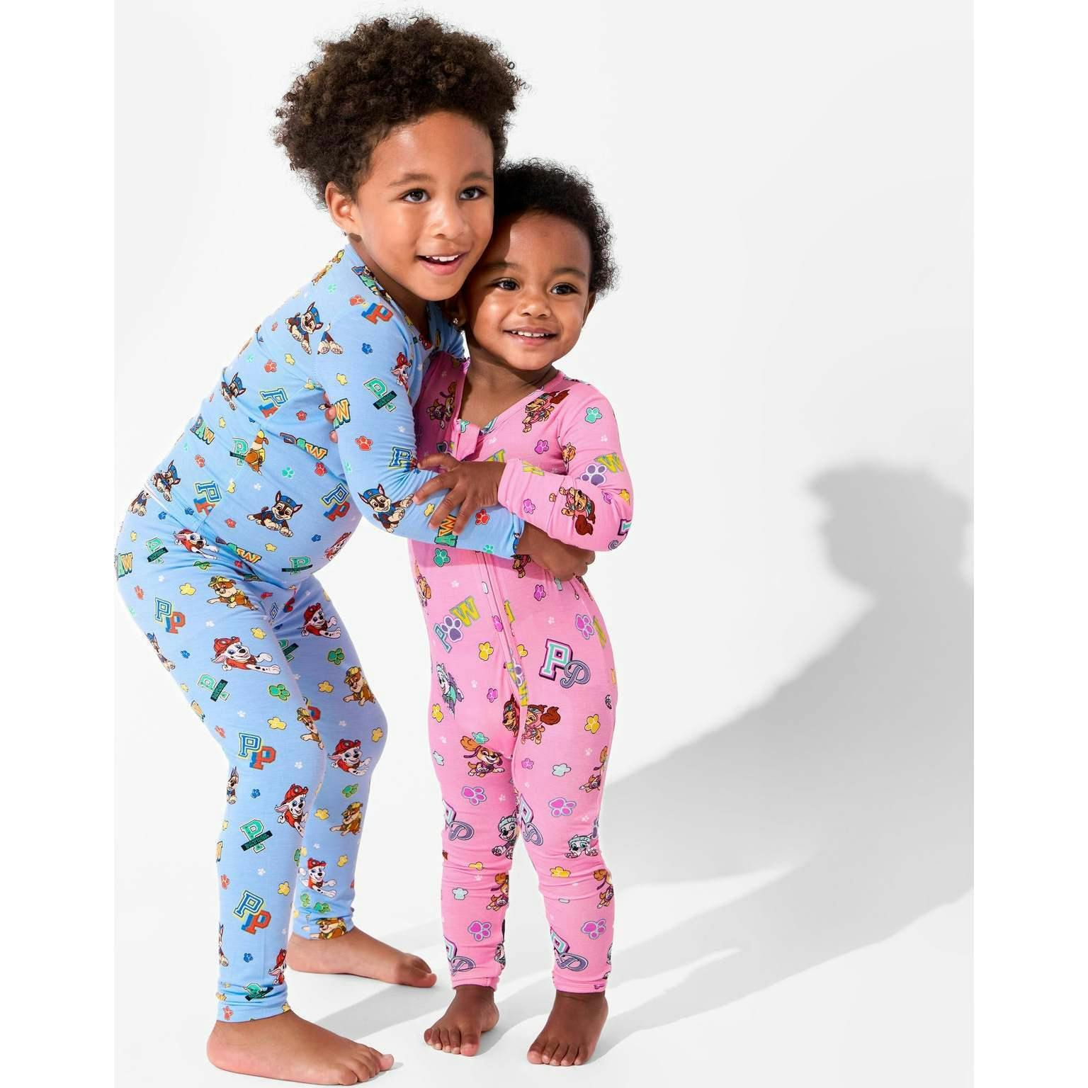 PAW Patrol: Varsity Pink Bamboo Convertible Footie
