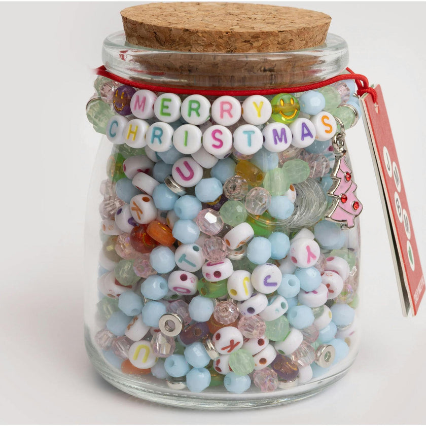 Merry Christmas Pastel Core Pink Mid Century Modern Christmas Tree DIY Jar