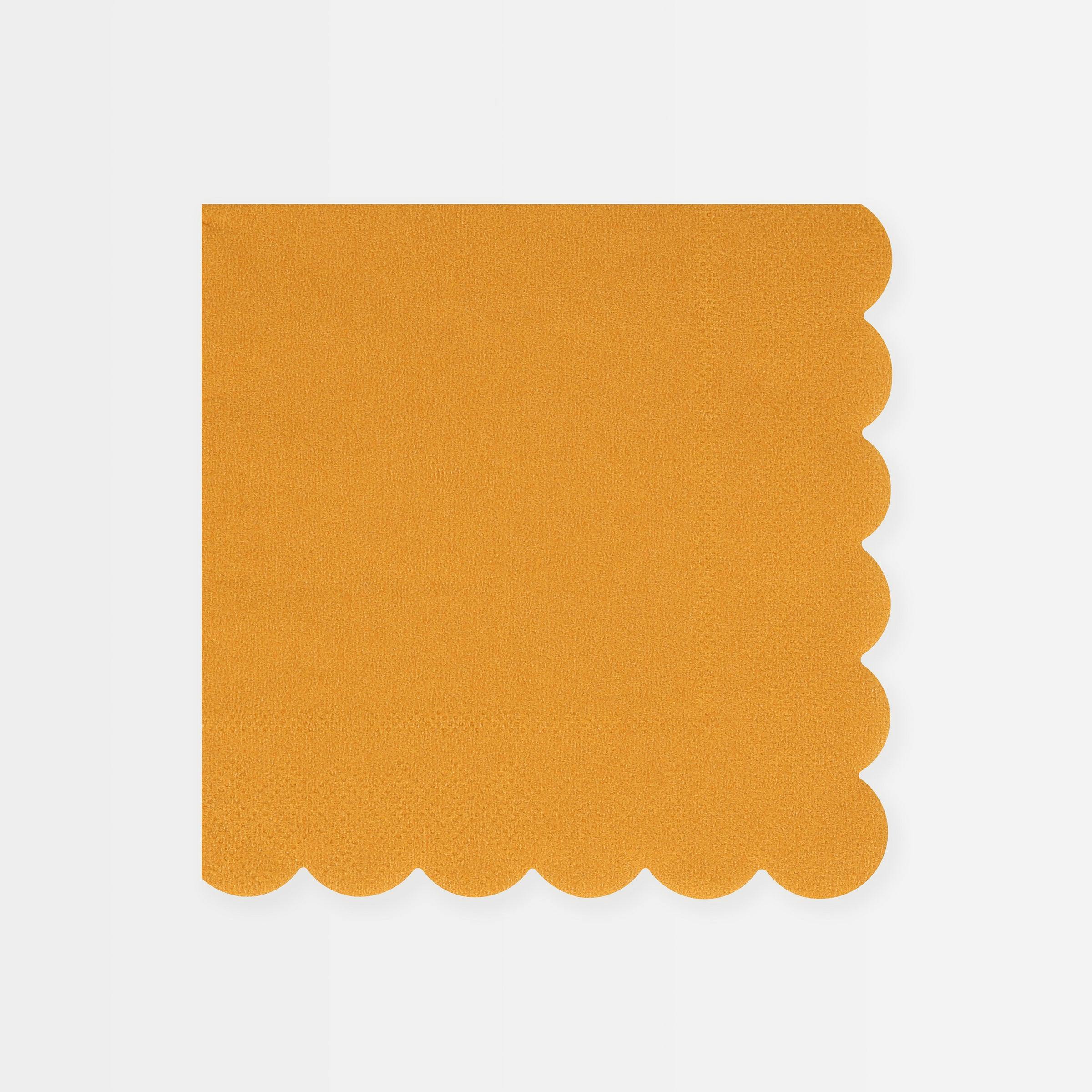 Harvest Yellow Large Napkins