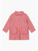 Pink Henrietta Girl Coat