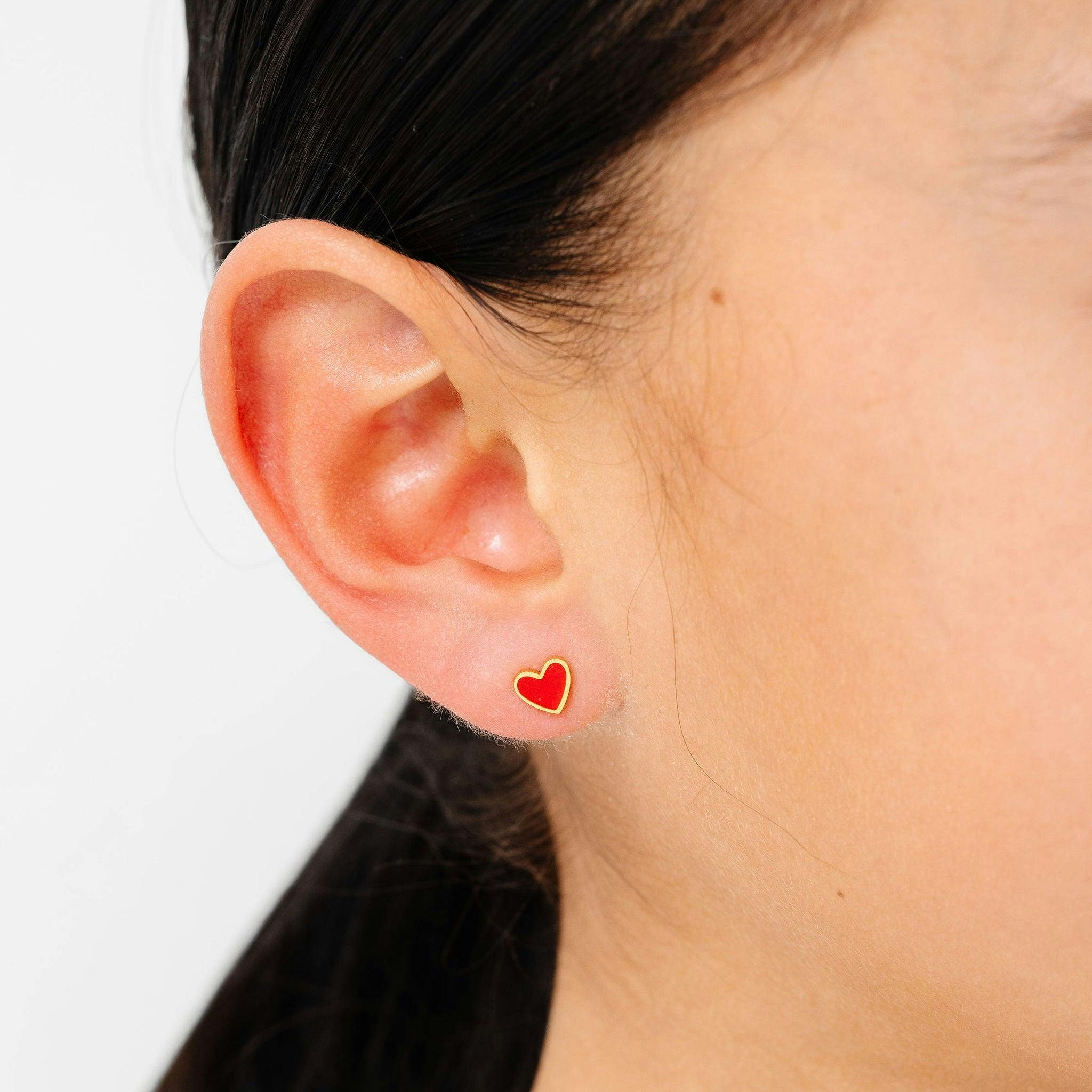 Enamel Heart