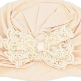 Lace Bow Hat & Sock Gift Set