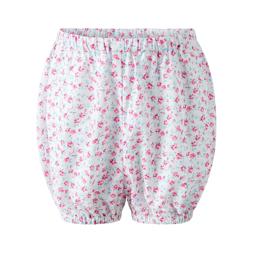 Floral Smocked Button-Front Dress and Bloomers