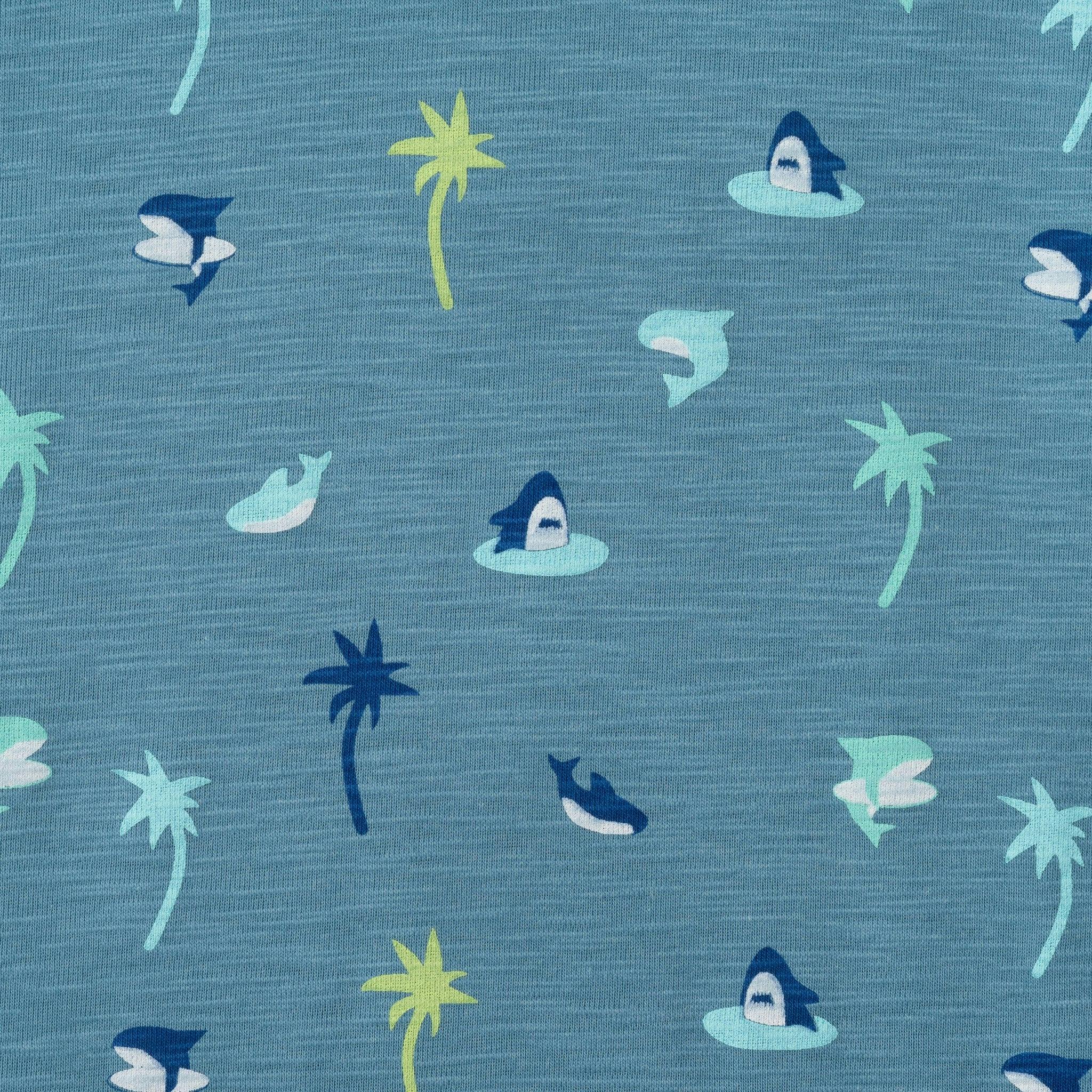 Boys Knit Buttondown Set | Tropical Vibes