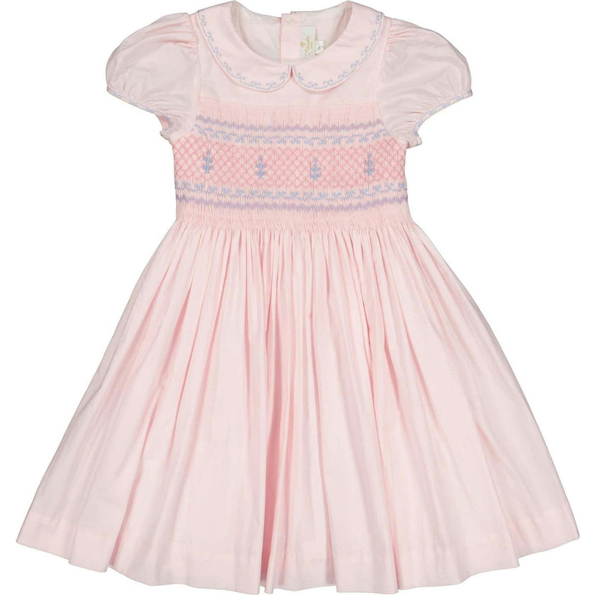Princess Charlotte Heirloom Pink Smocked Dress