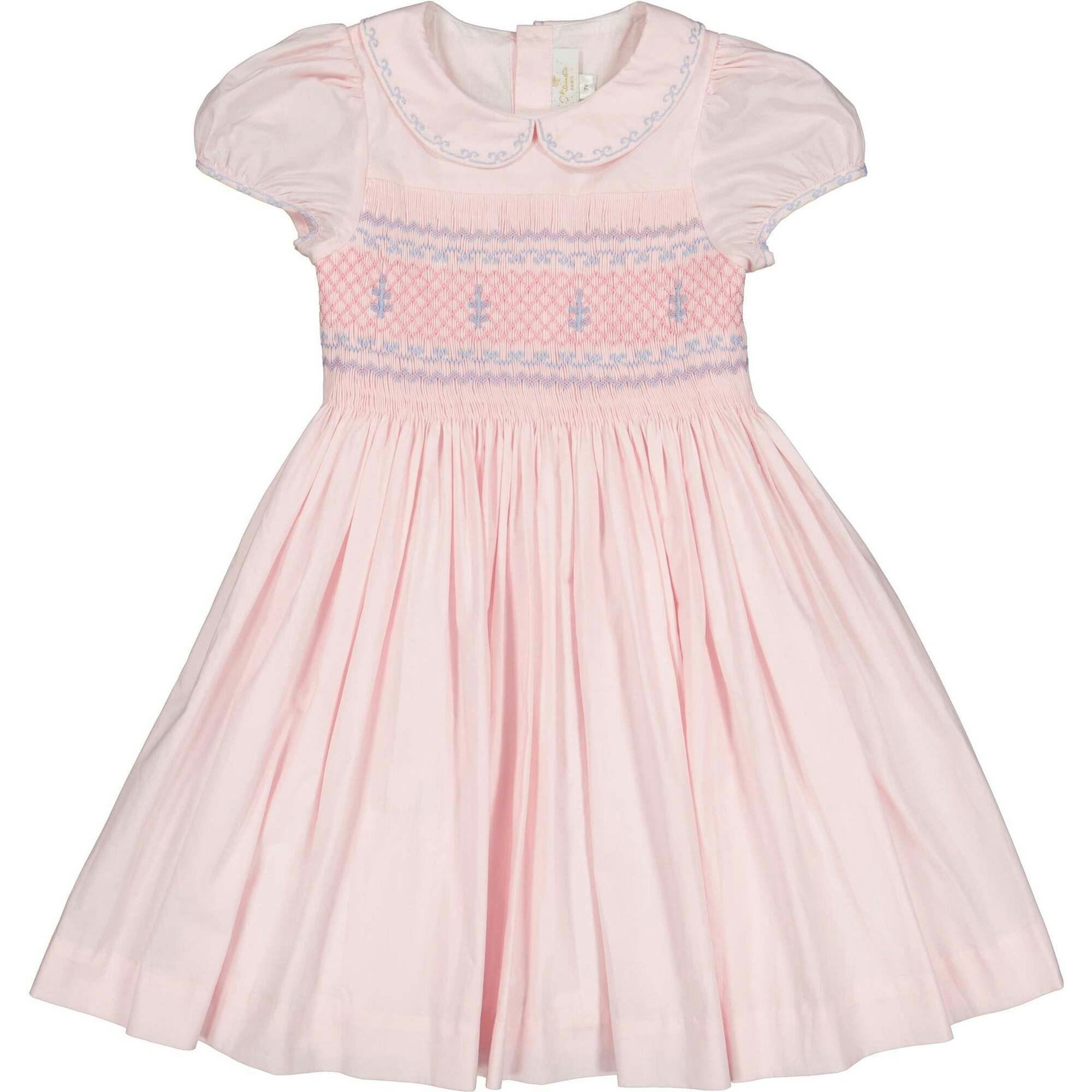 Princess Charlotte Heirloom Pink Smocked Dress