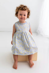 Lemons Pima Cotton Baby Dress w/ Bloomer