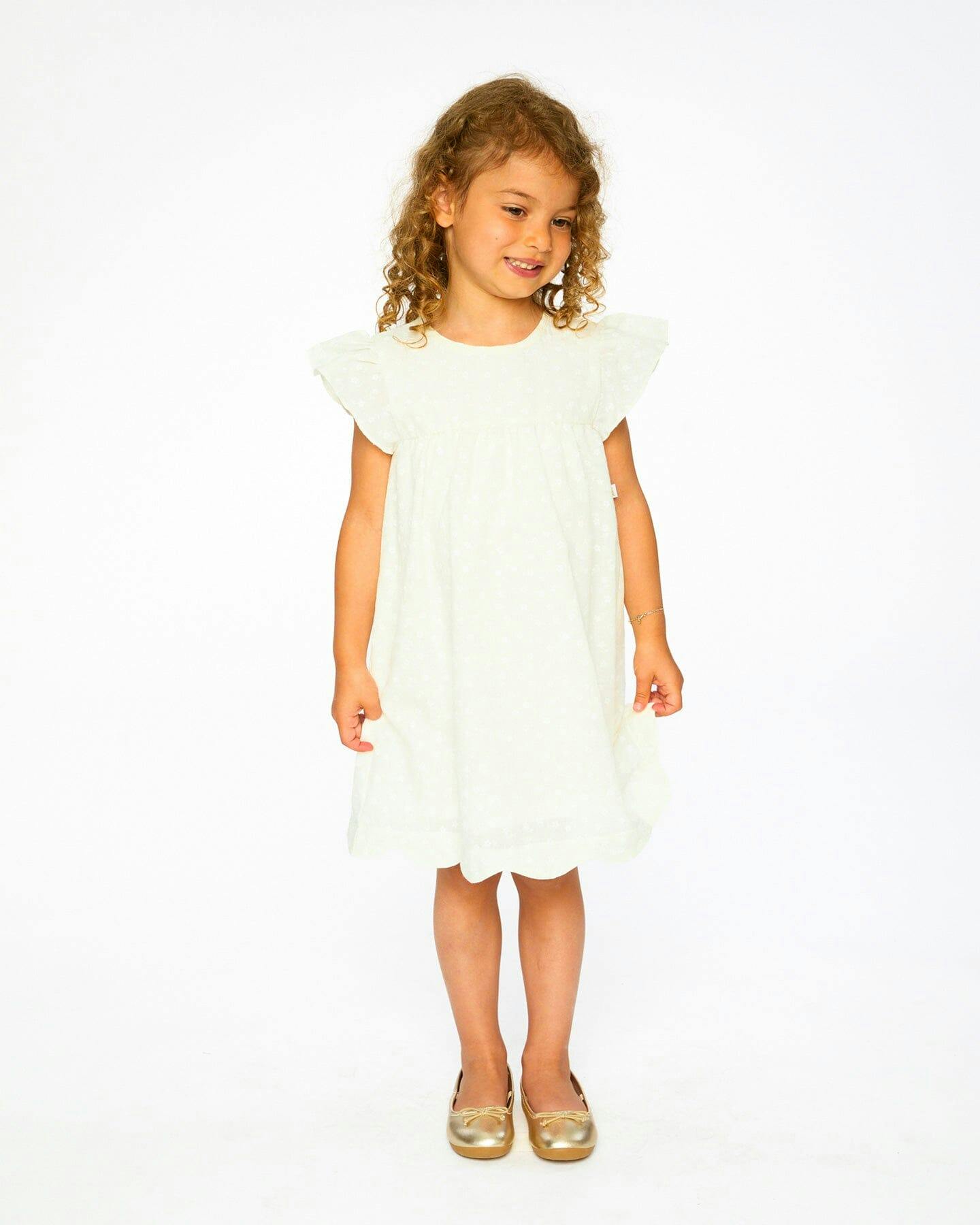 Printed Poplin Dress