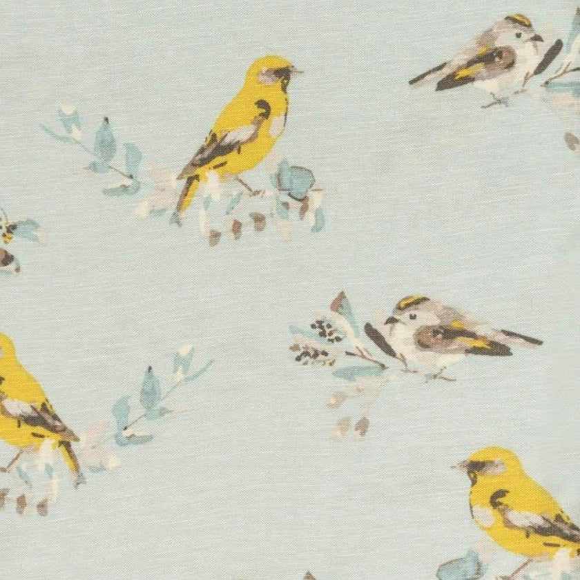 Blue Bird Bamboo Muslin Fitted Crib Sheet