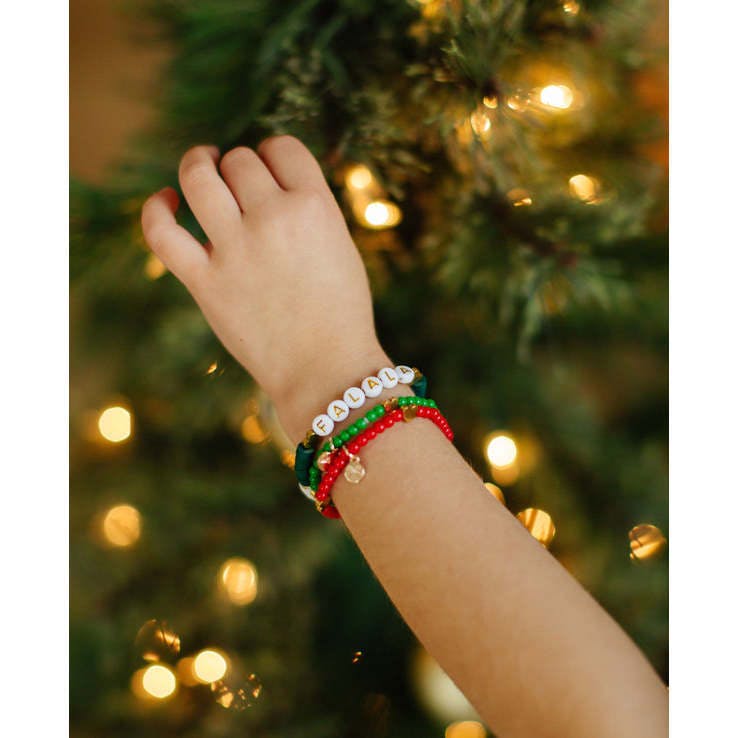 Christmas Hearts Bracelet Gift Set