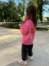 children's cotton longsleeve - candy pink