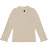 Ribbed Mock Neck Long Sleeve