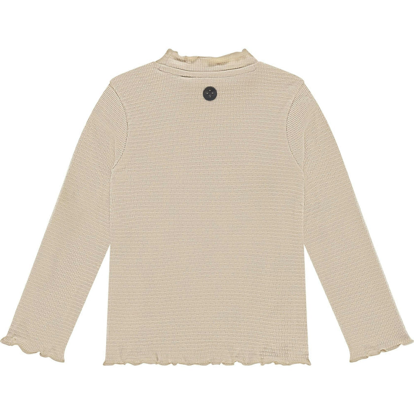 Ribbed Mock Neck Long Sleeve