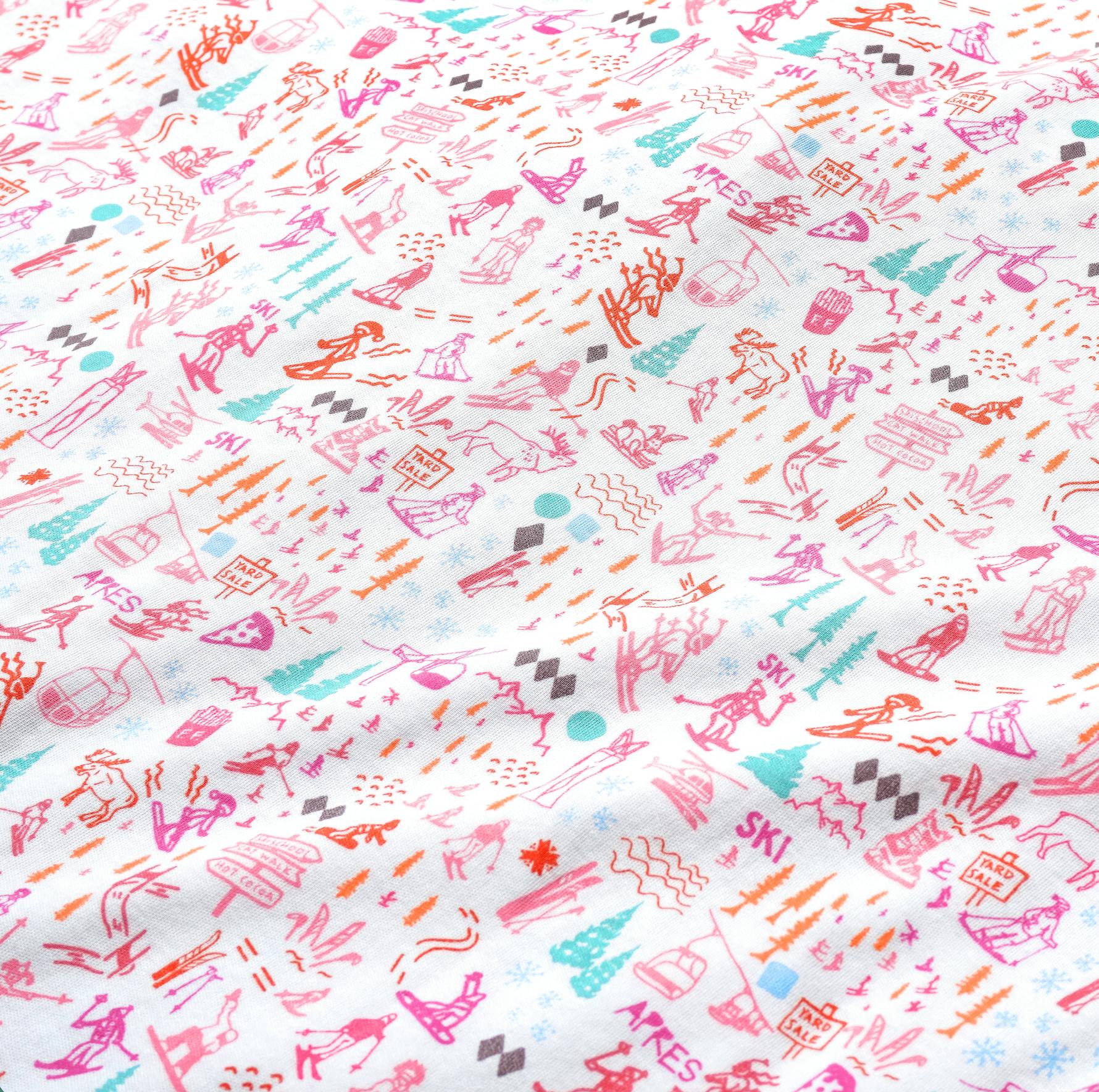 Après Ski Pink Baby Bandana Bib