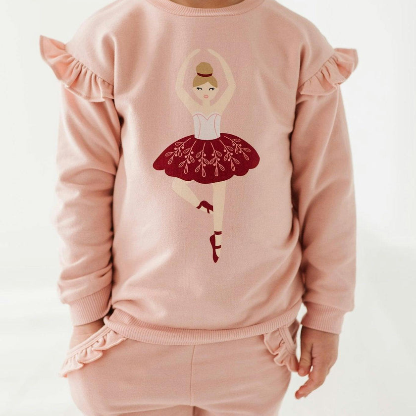 Ruffle Sweatshirt Ballerina