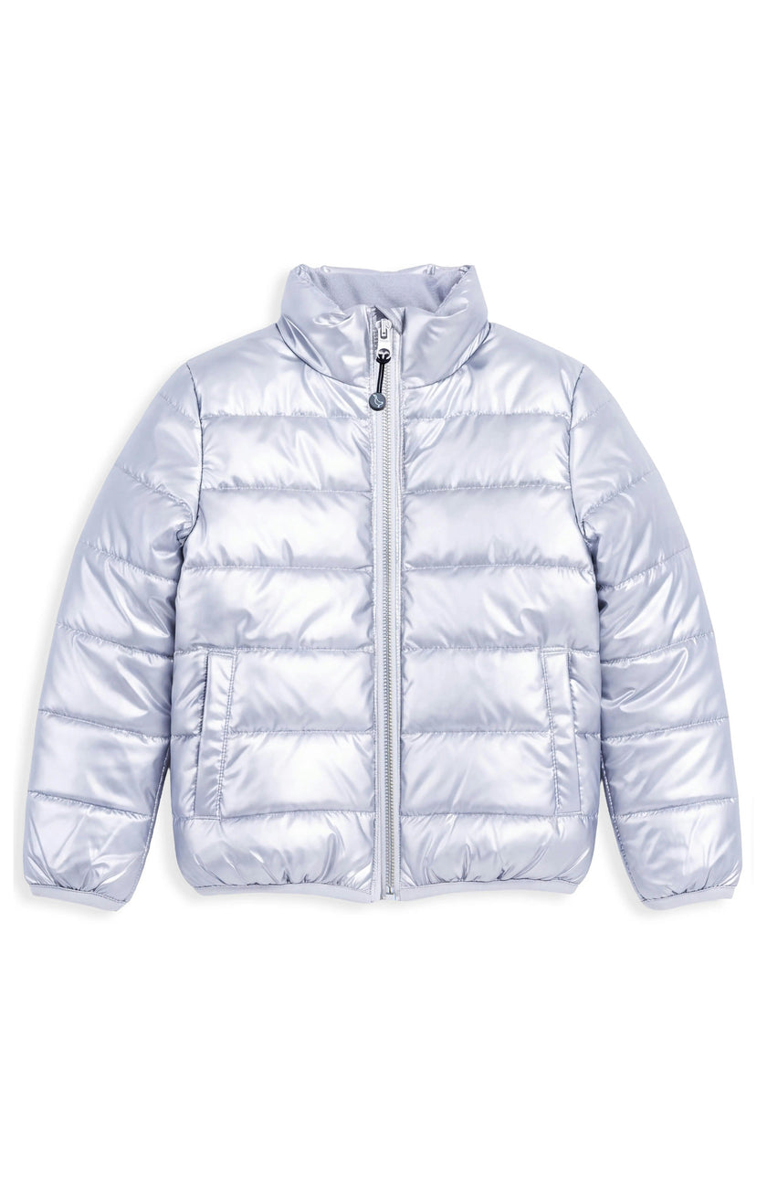Nanoall -  Packable Quilted Puffer Jacket - Silver