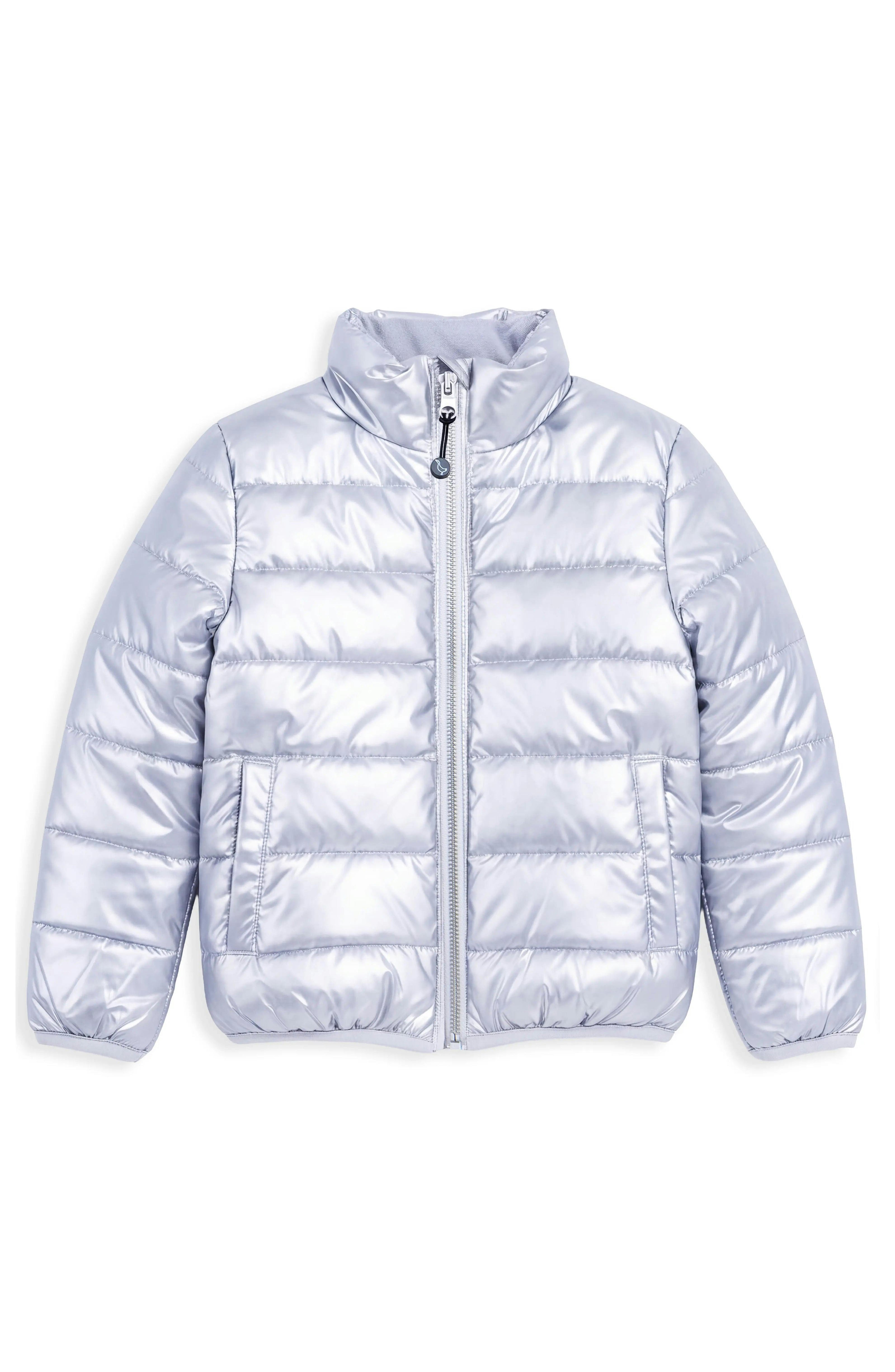 Nanoall -  Packable Quilted Puffer Jacket - Silver