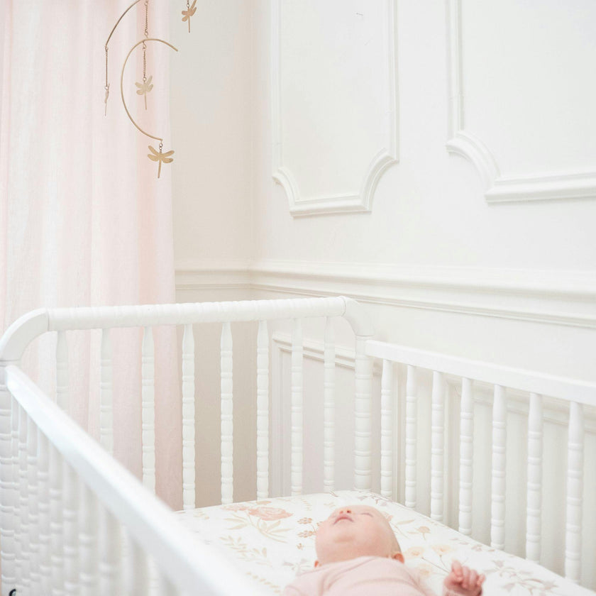 Violet Dragonfly Brass Nursery Ceiling Hanging