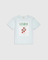 Organic Weekend Tee in Sky Blue