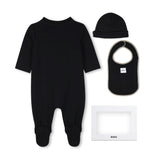 Black Logo Baby Pyjama Set
