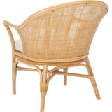 Dustin Rattan Accent Chair with Cushion