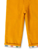 Sunflower Corduroy Lined Adventure Jeans, Gold