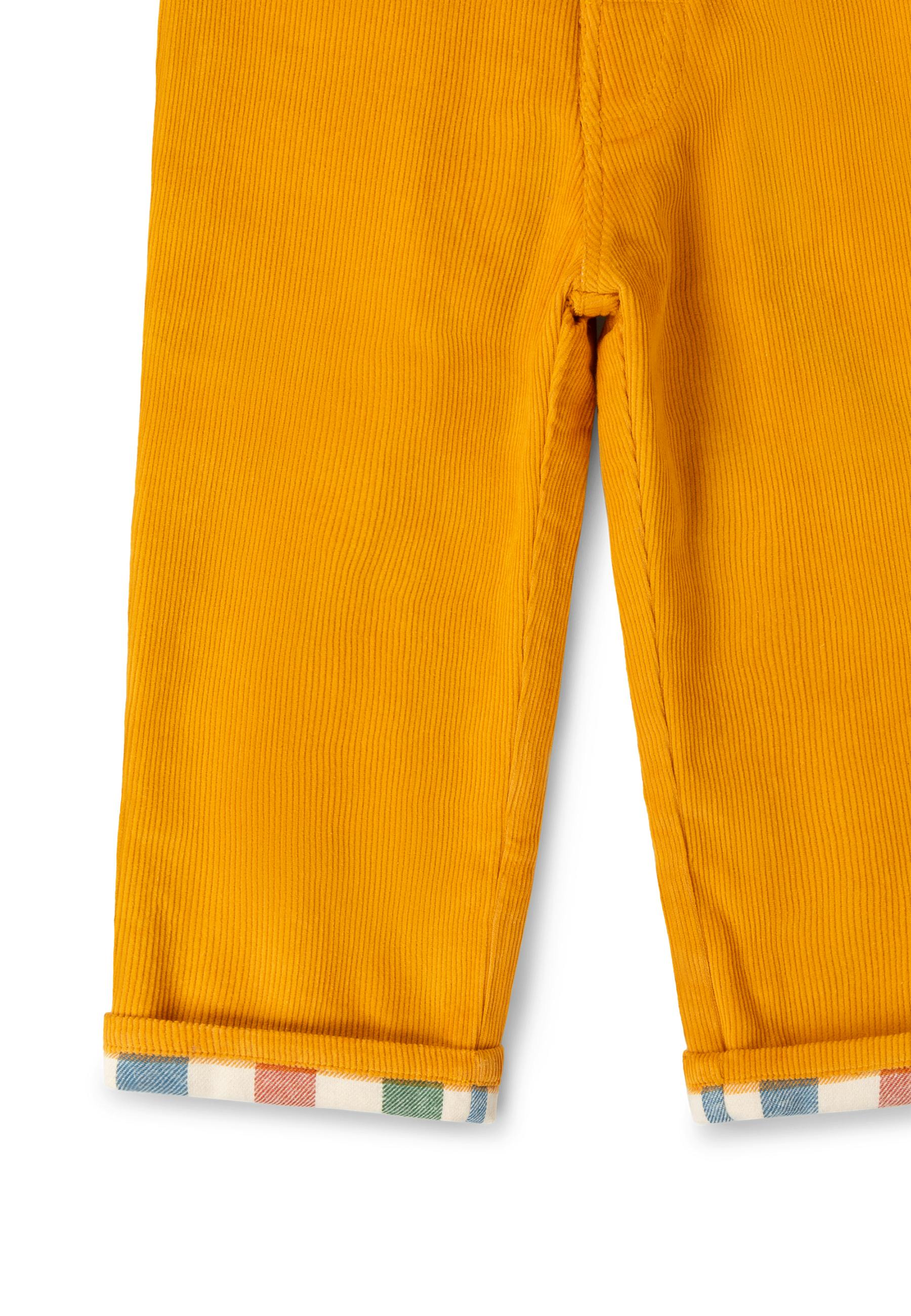 Sunflower Corduroy Lined Adventure Jeans, Gold