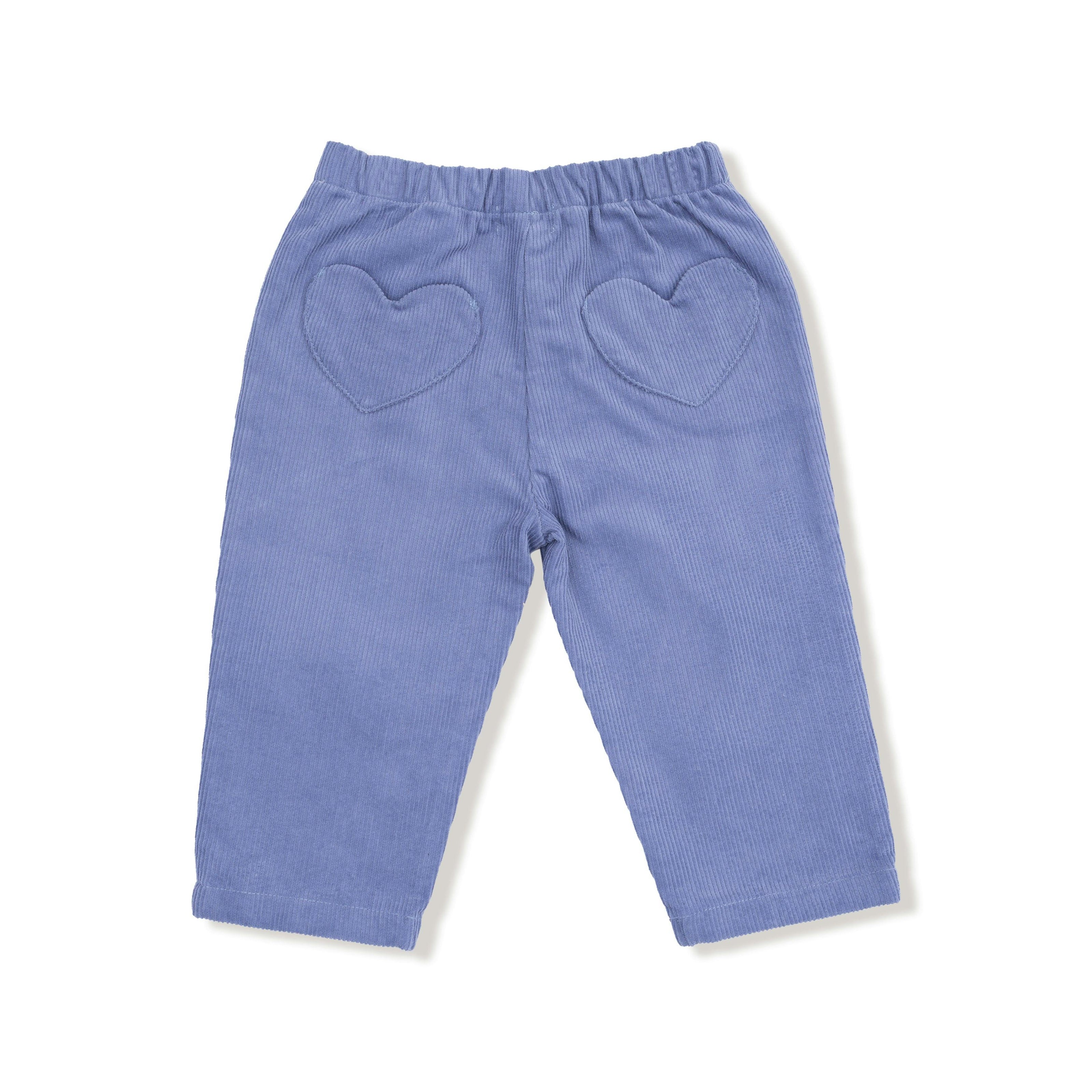 Stonewash - Cord Pant with Heart Pockets