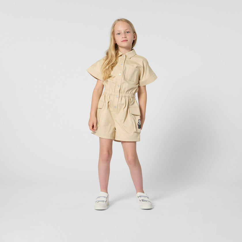 Beige Kenzo Utility Romper