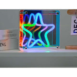 Neon Star 3D Light Effect