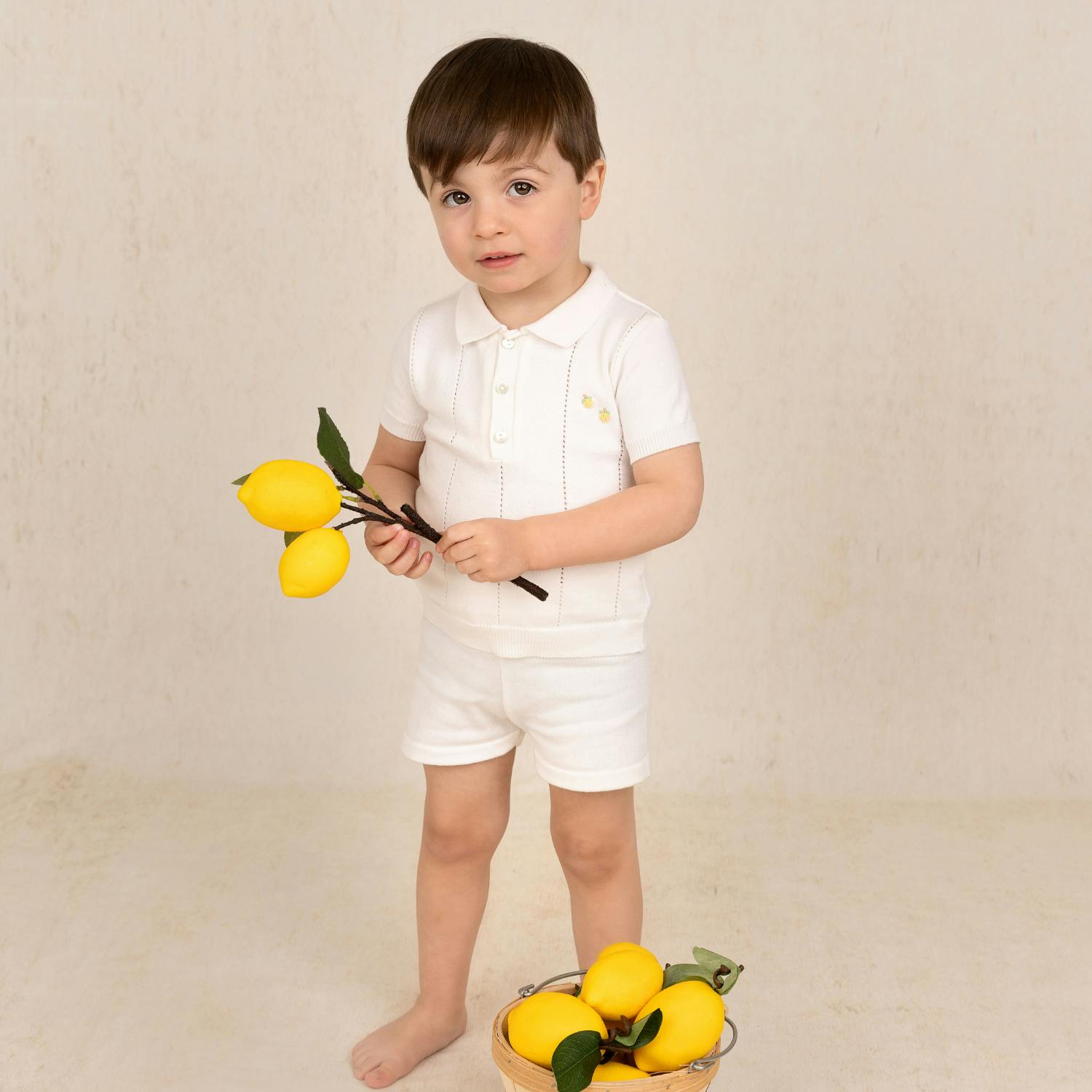 Boys Lemon Knit Set