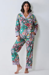 12 Days of Christmas - Long PJ Set - Vintage Holiday