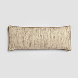 Silk Sands Beige Neutral Woven Lumbar Pillow