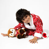 Polar Isle Red Bamboo Matching Teddy or Doll 18" Short Set